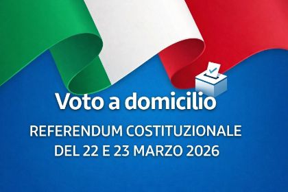 REFERENDUM POPOLARE CONFERMATIVO  - ESERCIZIO DEL VOTO A DOMICILIO PER GLI ELETTORI AFFETTI DA INFERMITA'