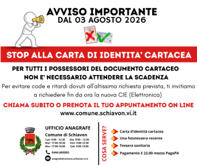 POST CIE- AVVISO SCADENZA DOC CARTACEO
