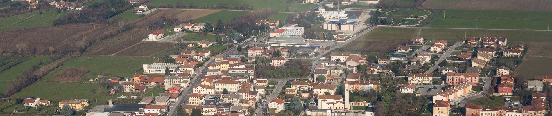 Vista aerea del Comune